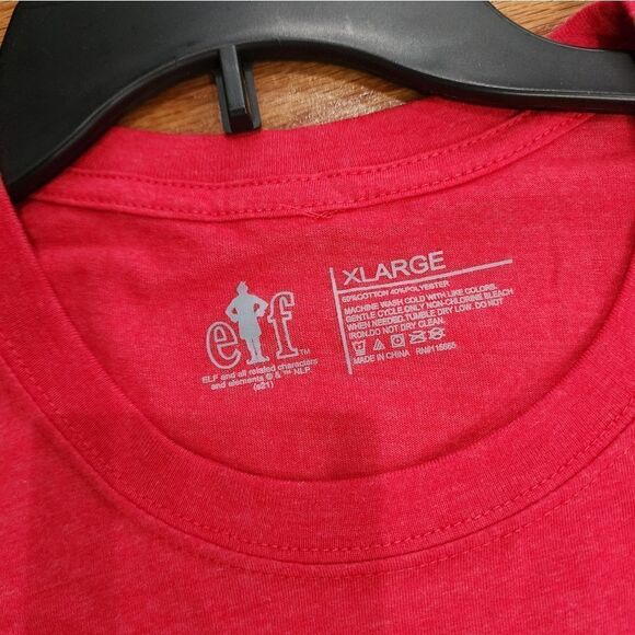 Men's Christmas Elf T Shirt OMG SANTA Size XL NWT - Picture 3 of 3